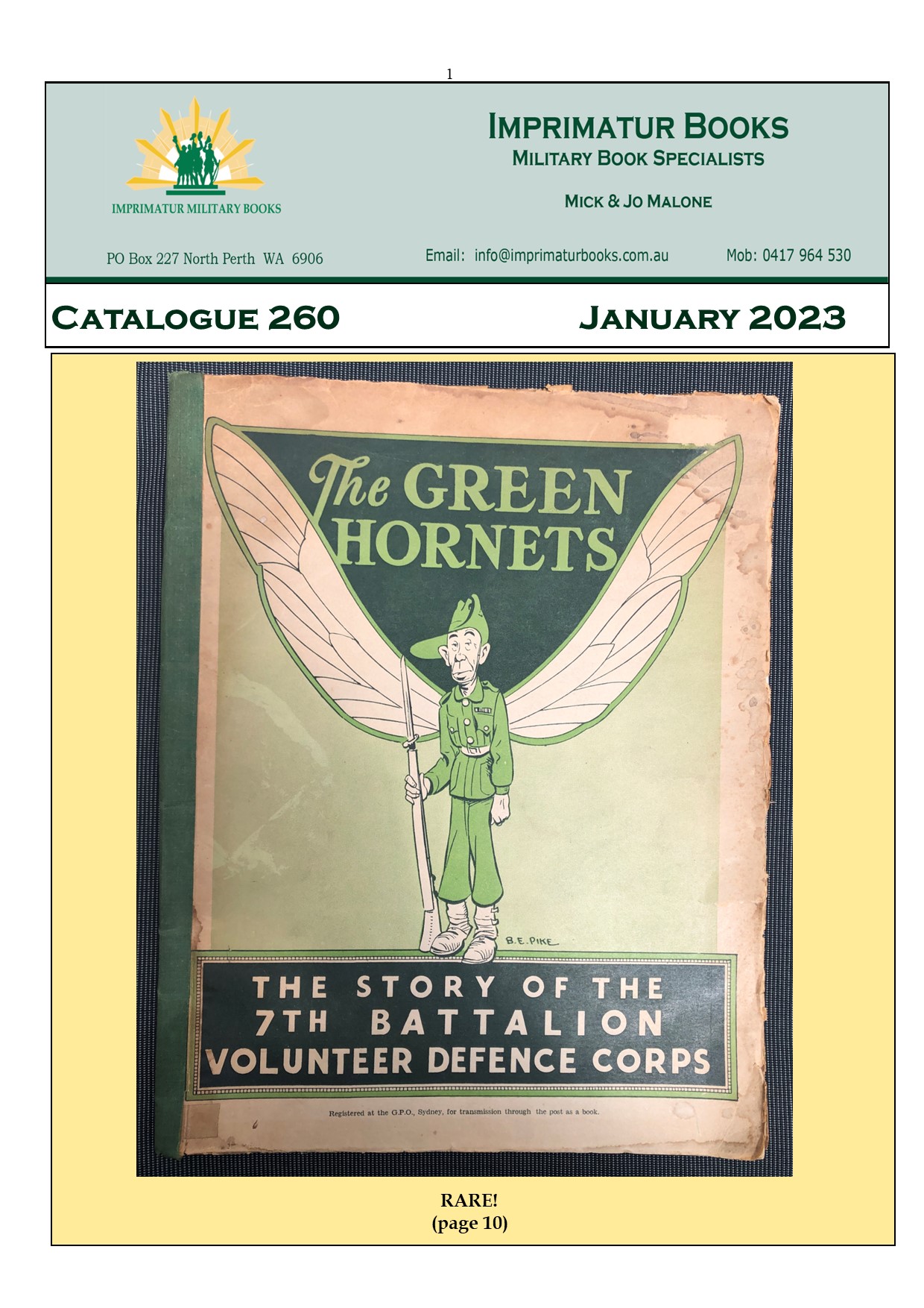 Catalogue 260 Imprimatur Books